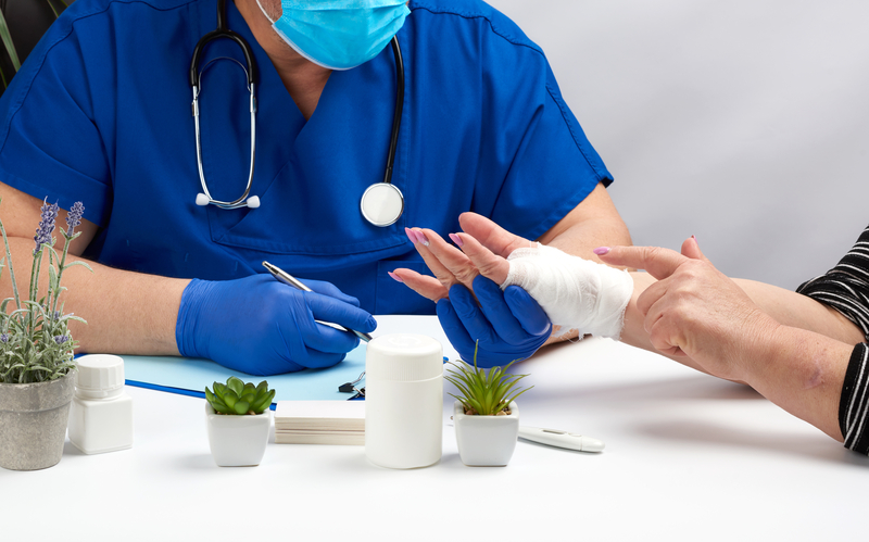 Wound Care Hand dreamstime s 177021744